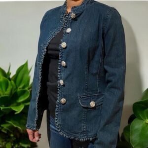 Baccini Blue Jean Jacket - S - Great Condition